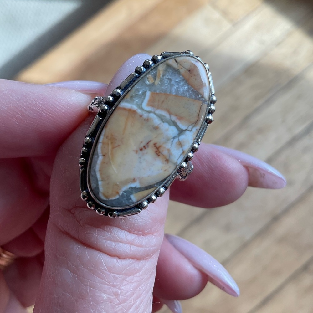 Large Jasper Ring